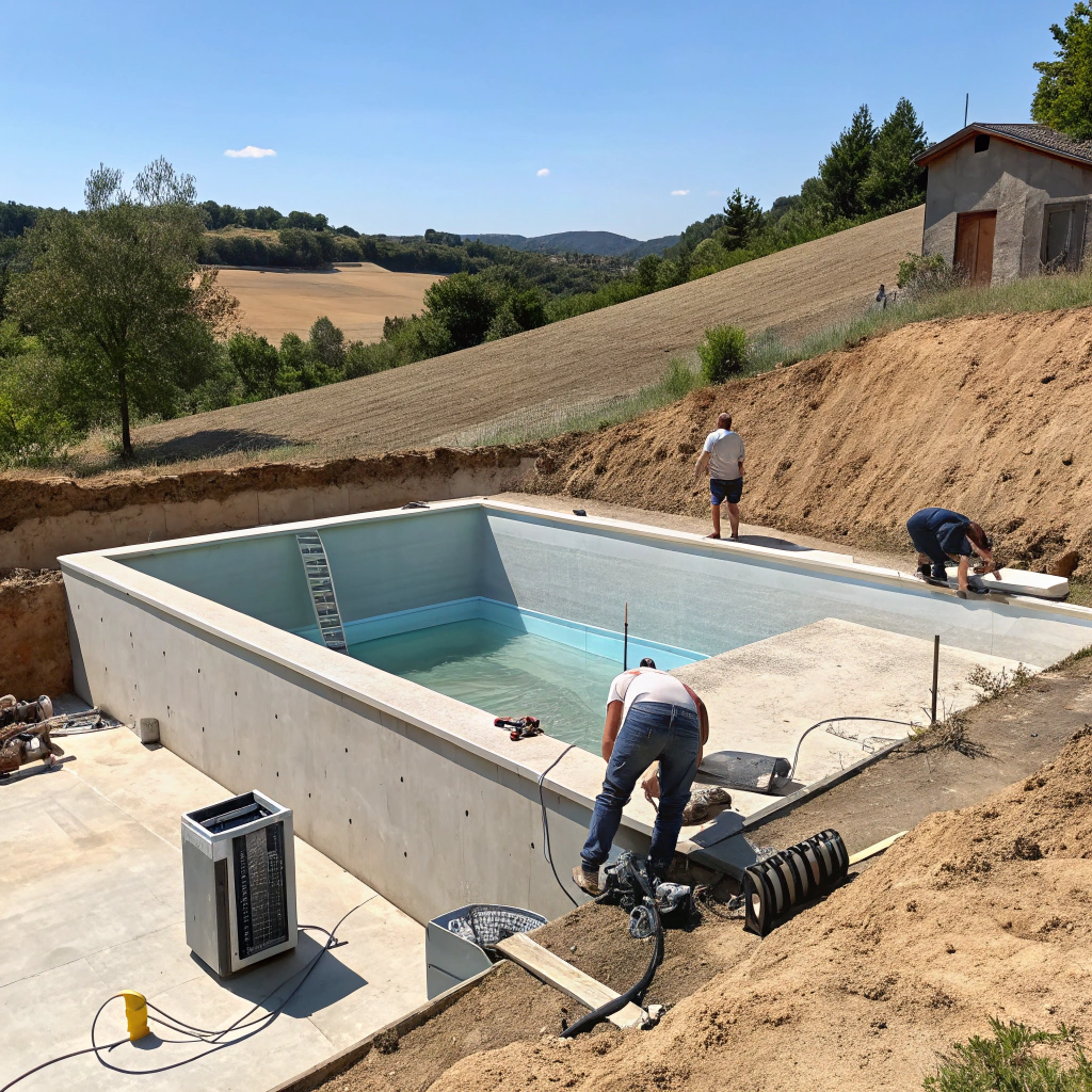 Piscine sur mesure Allier